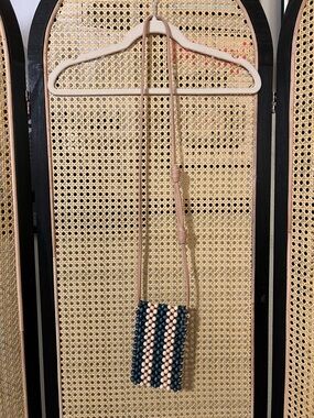 Beaded Crossbody Phone Pouch